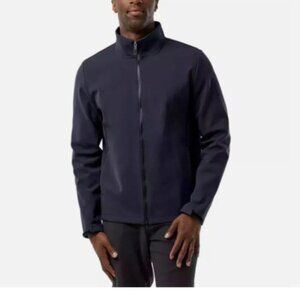NEW 32 Degrees Heat Men's M Regular Fit Stand Collar Full Zip Jacket, Blue